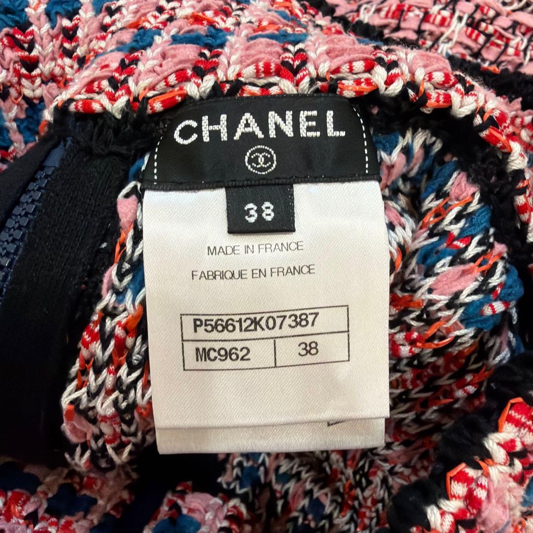 CHANEL ツイードスカート 38