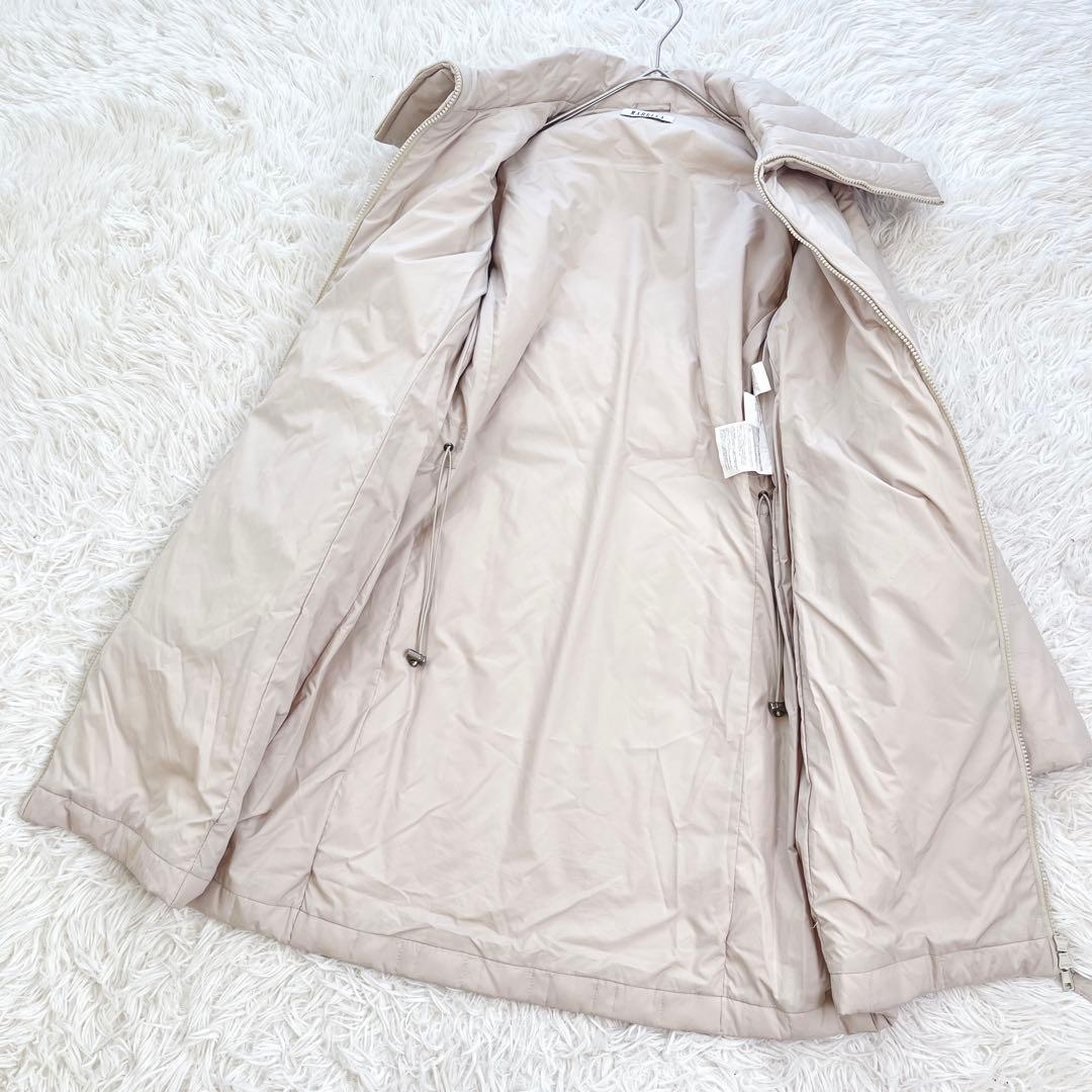 マックスマーラ ショールカラーダウンコート Aライン ウエストマーク 女優襟