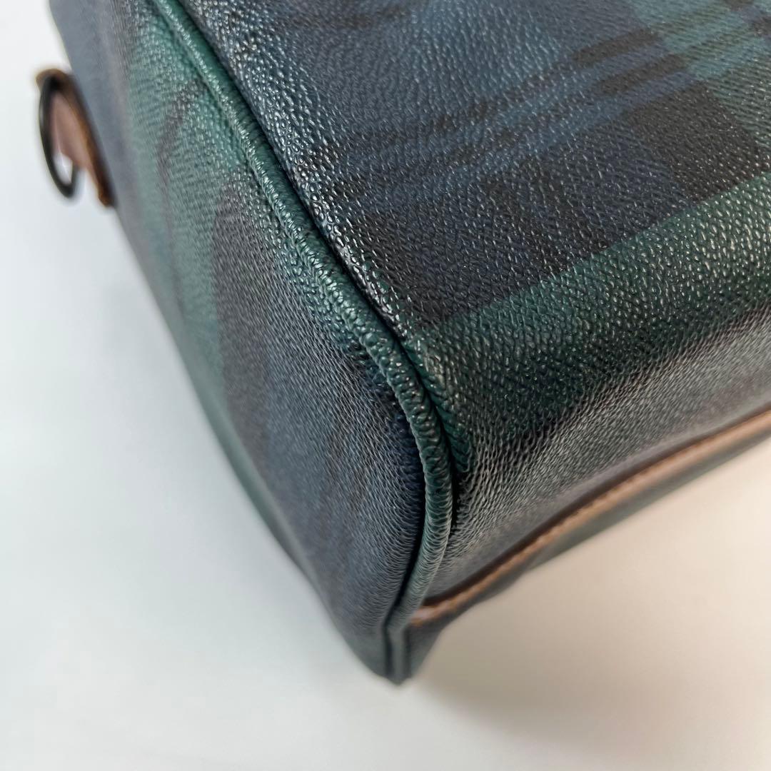 Polo Ralph Lauren ボストンバッグ　ブラックウォッチ　PVC