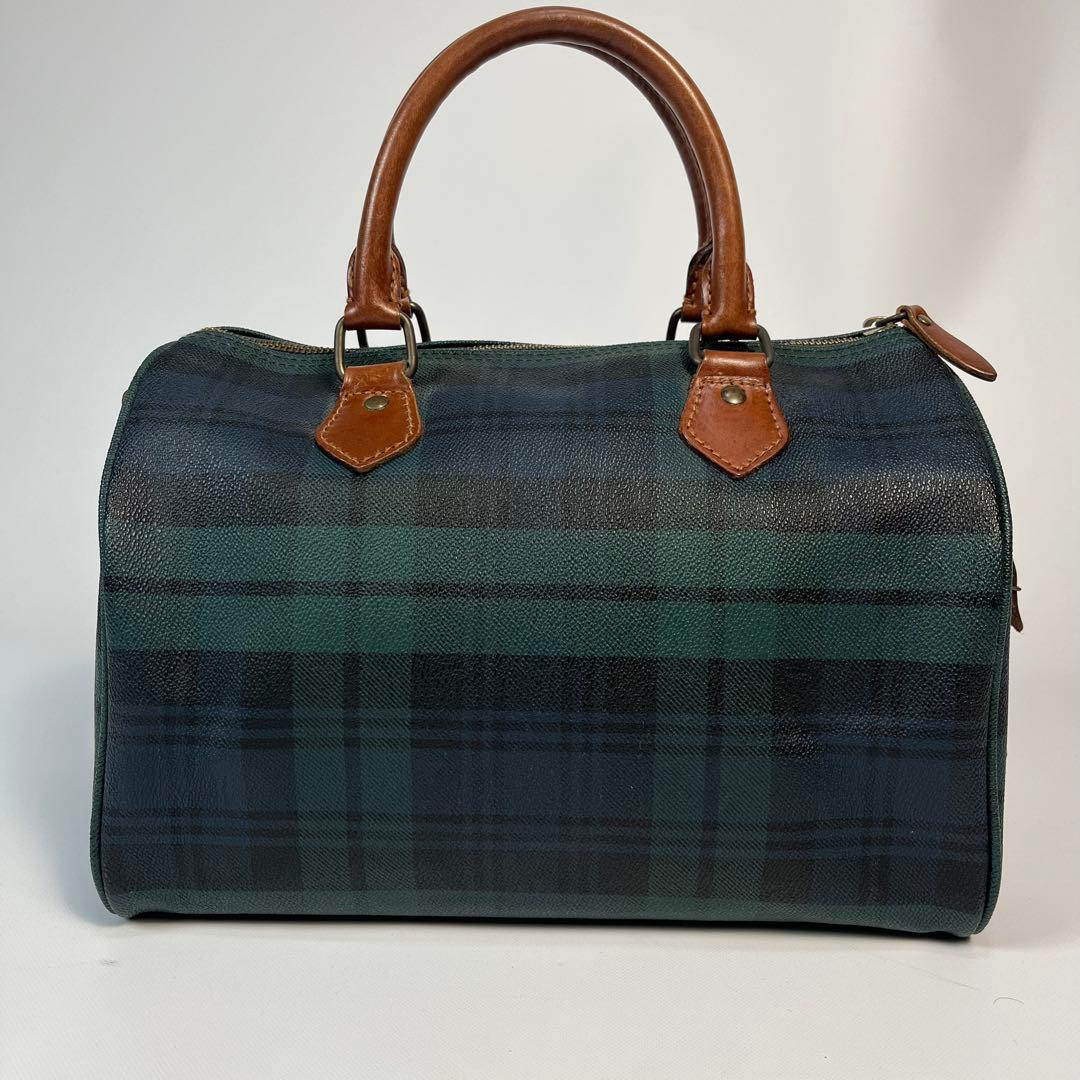 Polo Ralph Lauren ボストンバッグ　ブラックウォッチ　PVC