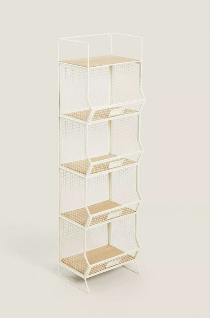 ZARA  ５段 ラック　定価２万円 収納 ストレージラック　棚板付き