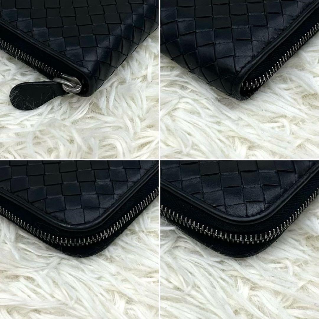 BOTTEGA VENETA イントレチャート ラウンドファスナー 長財布