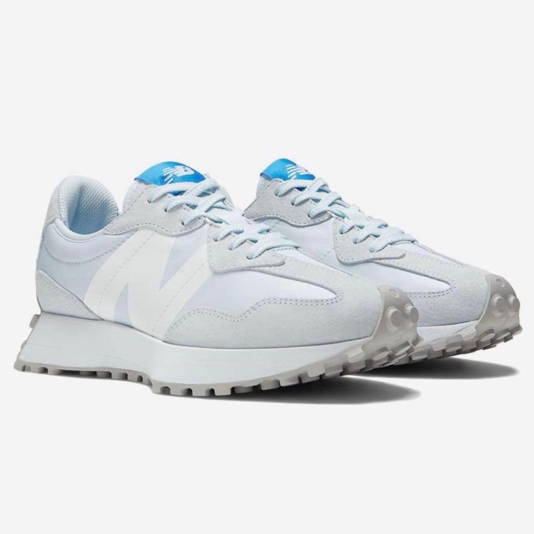 【新品】New Balance WS327 25.0cm ブルー ホワイト