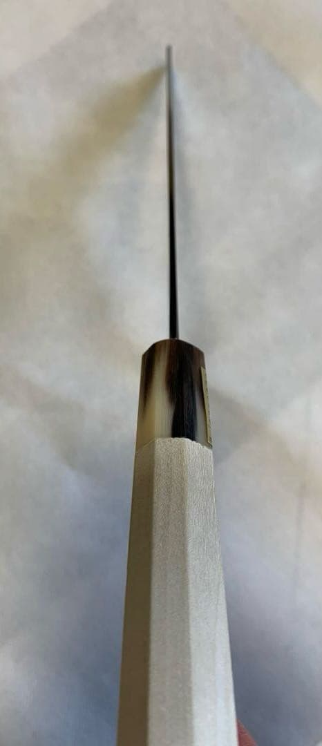 笠原刃物　重廣x池田美和　白ニ　切付け筋引き240