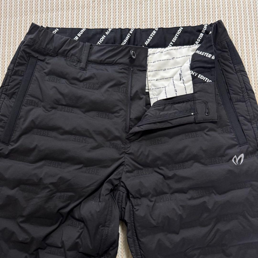 MASTER BUNNY EDITION 2024年モデル中綿ブラックパンツ