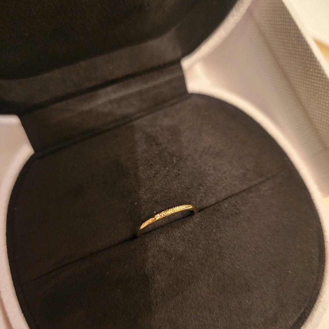 AHKAH メテオールリング 5号 18Kイエローゴールド