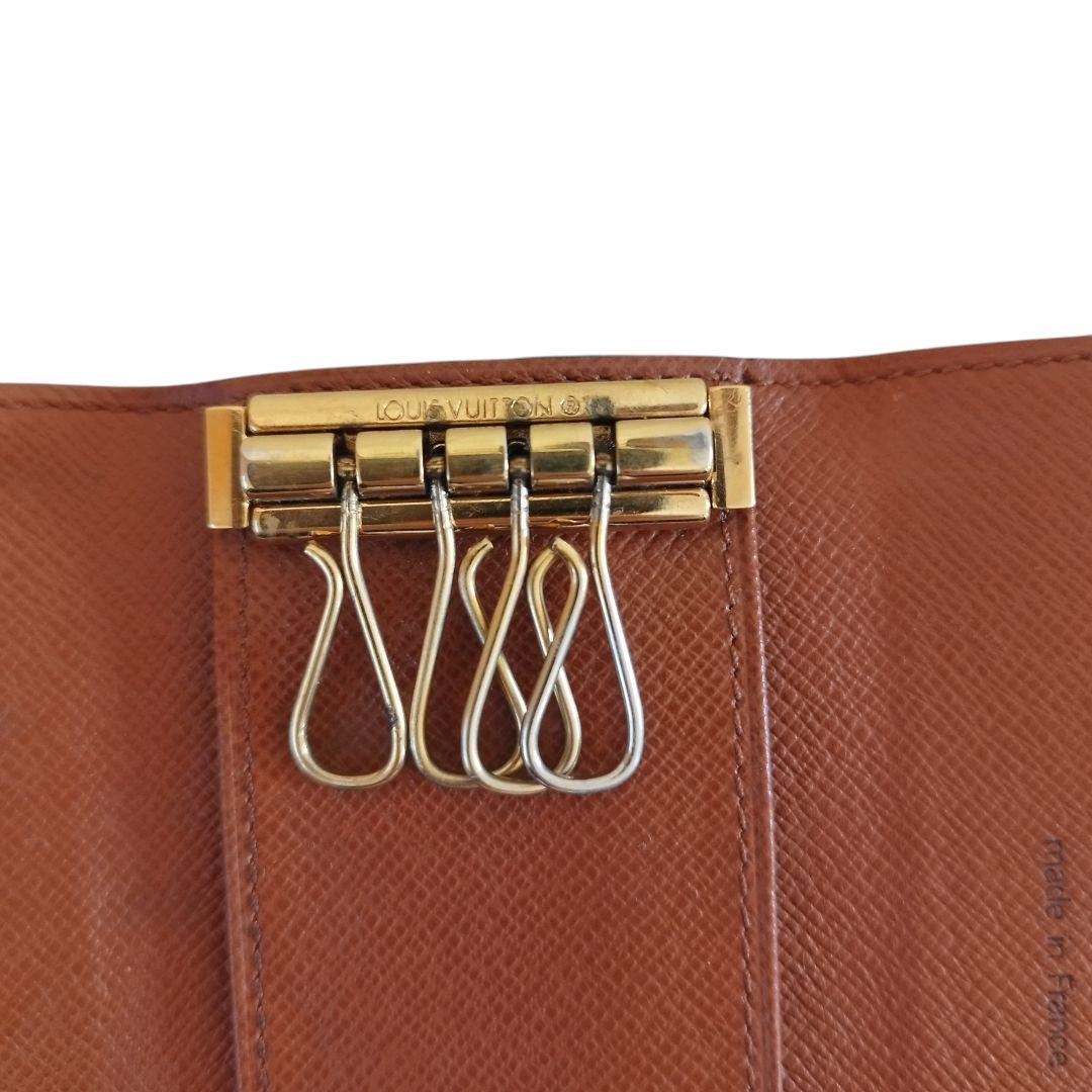 【鑑定済・ほぼ未使用】ルイヴィトン モノグラム キーケース 正規品