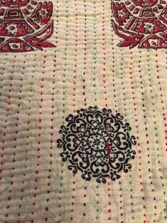 アンティーク　ラリーキルト　スロー