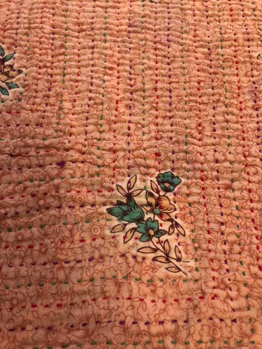 アンティーク　ラリーキルト　スロー