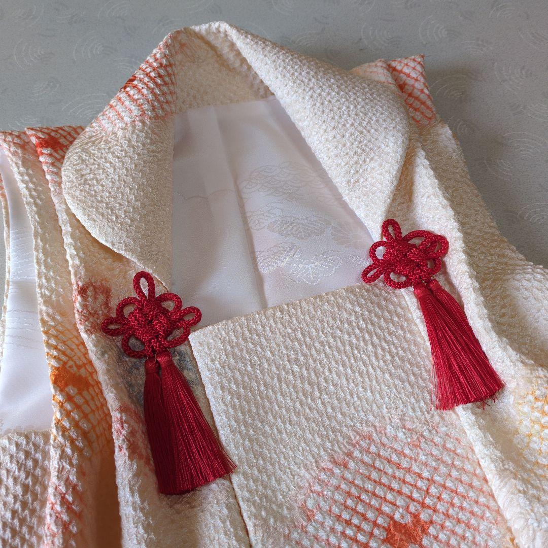 正絹総絞り手縫いの被布（新品中綿無し）