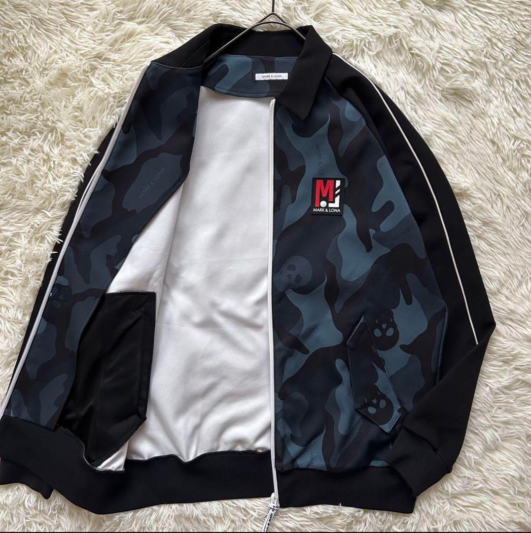 マークアンドロナ 近年モデル 総柄 カモフラ 迷彩 トラックジャケット48