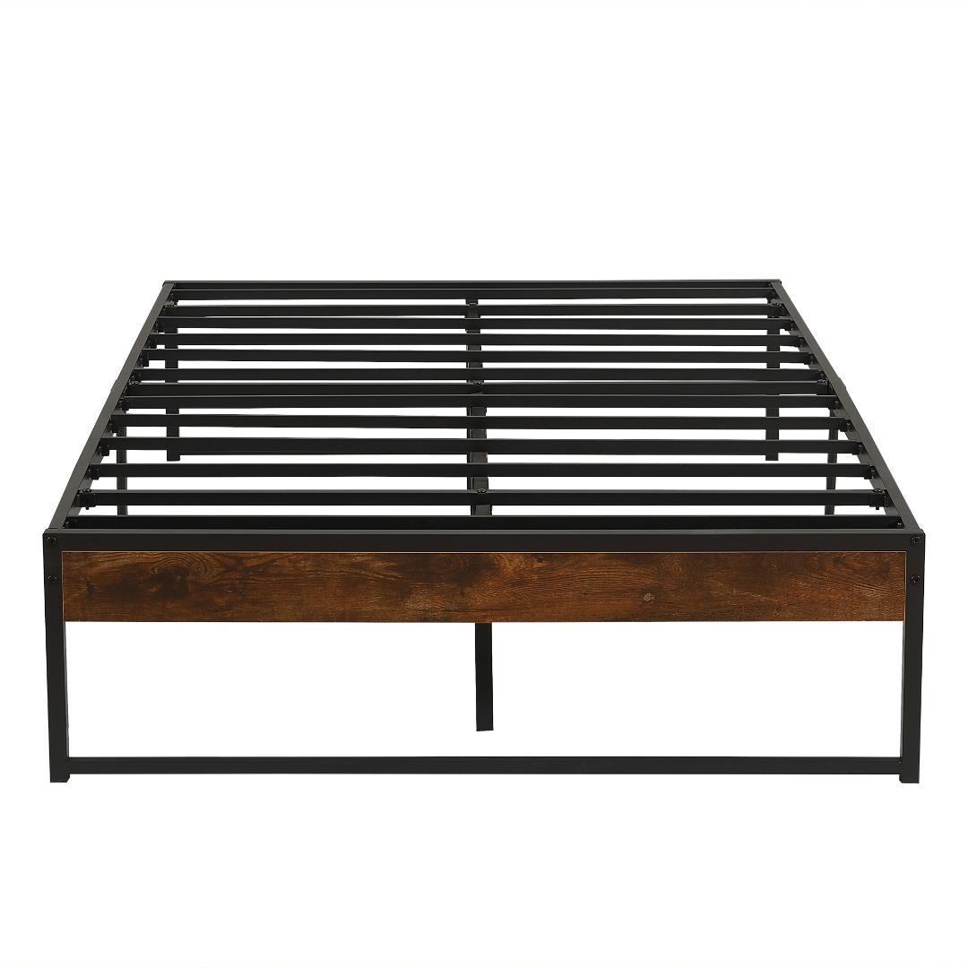 【ダブル D】ベッドフレーム パイプベッド シングルベッド 要組立品 ブラック