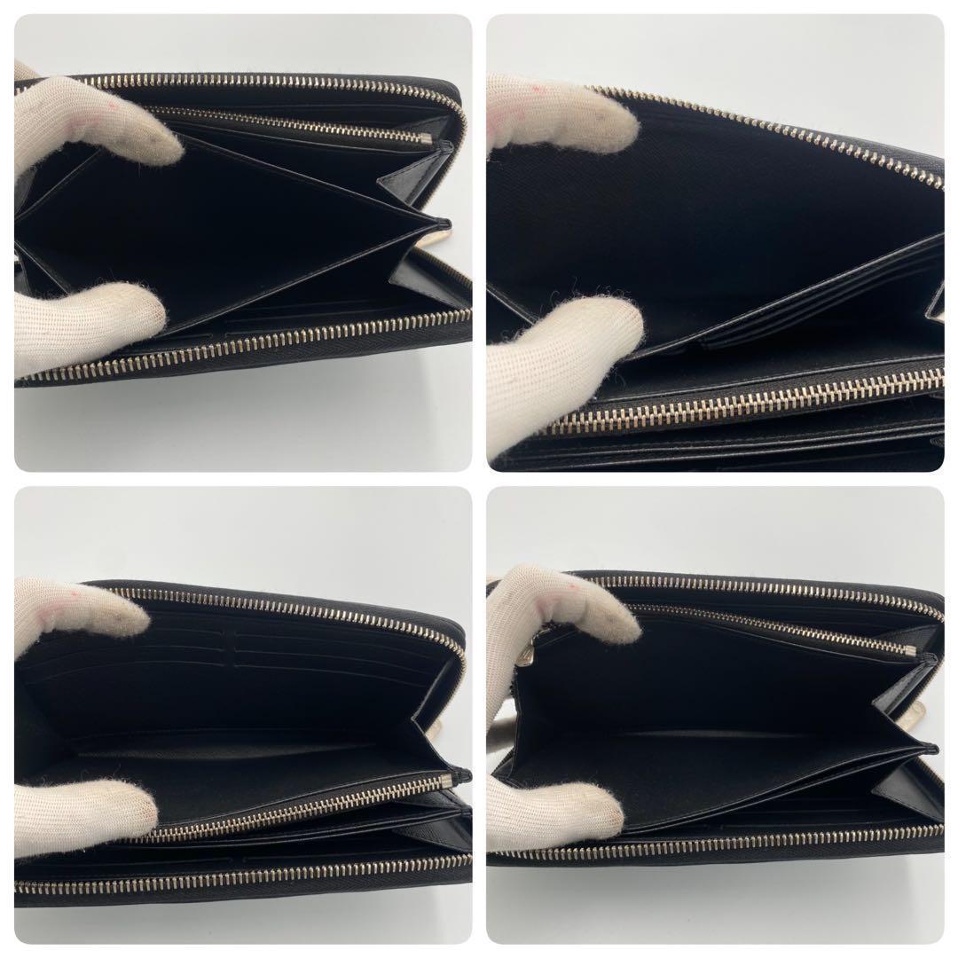 ！極美品！　ルイヴィトン　ラウンドファスナー　エピ　ブラック　12A