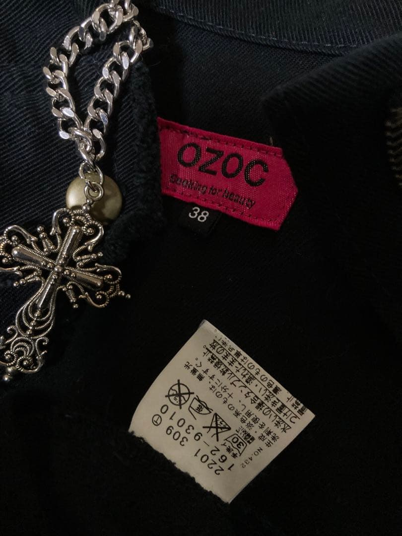 y2k黒デニムNANAフェアリーグランジパンクライダース古着屋ロックパンク