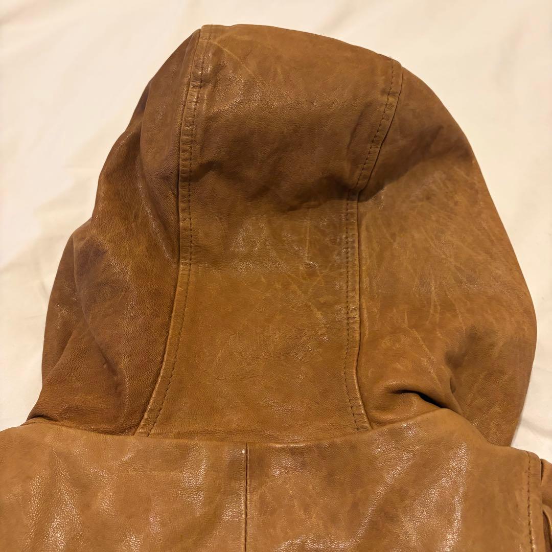 sistematic 羊革 レザージャケット　y2k ダブルジッパー