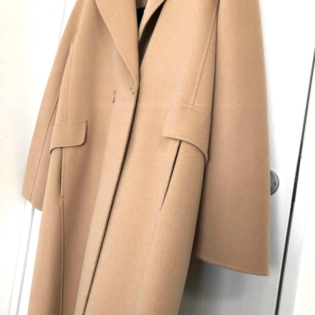 新品タグ付き‼️【マックスマーラ】42 ZENITHボタン付きコートミルクティー