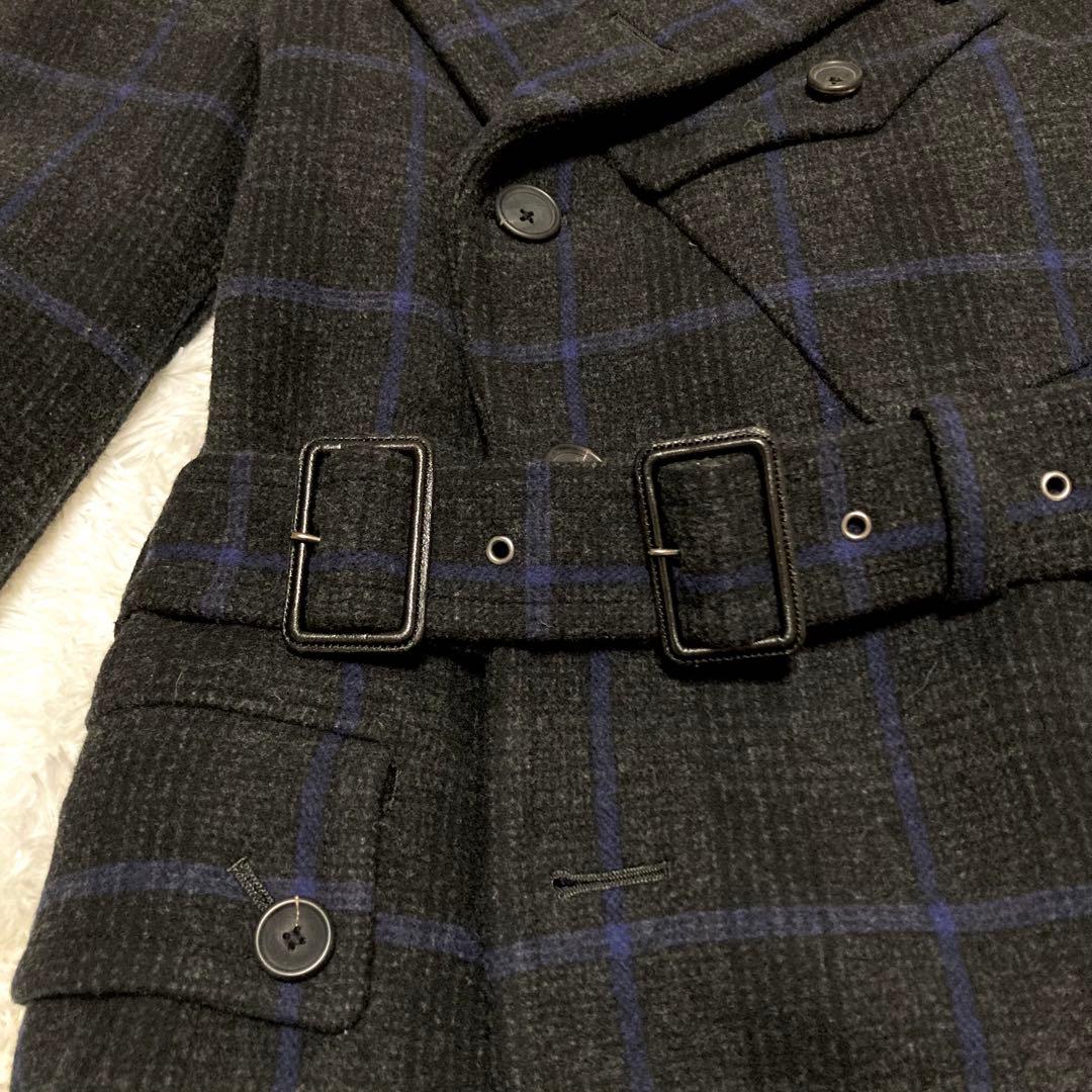 ★美品★【SCYE BASICS】モーターサイクルコート トレンチコート