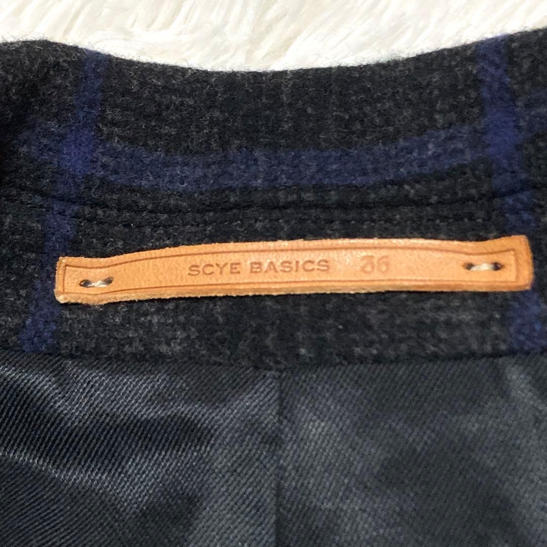 ★美品★【SCYE BASICS】モーターサイクルコート トレンチコート