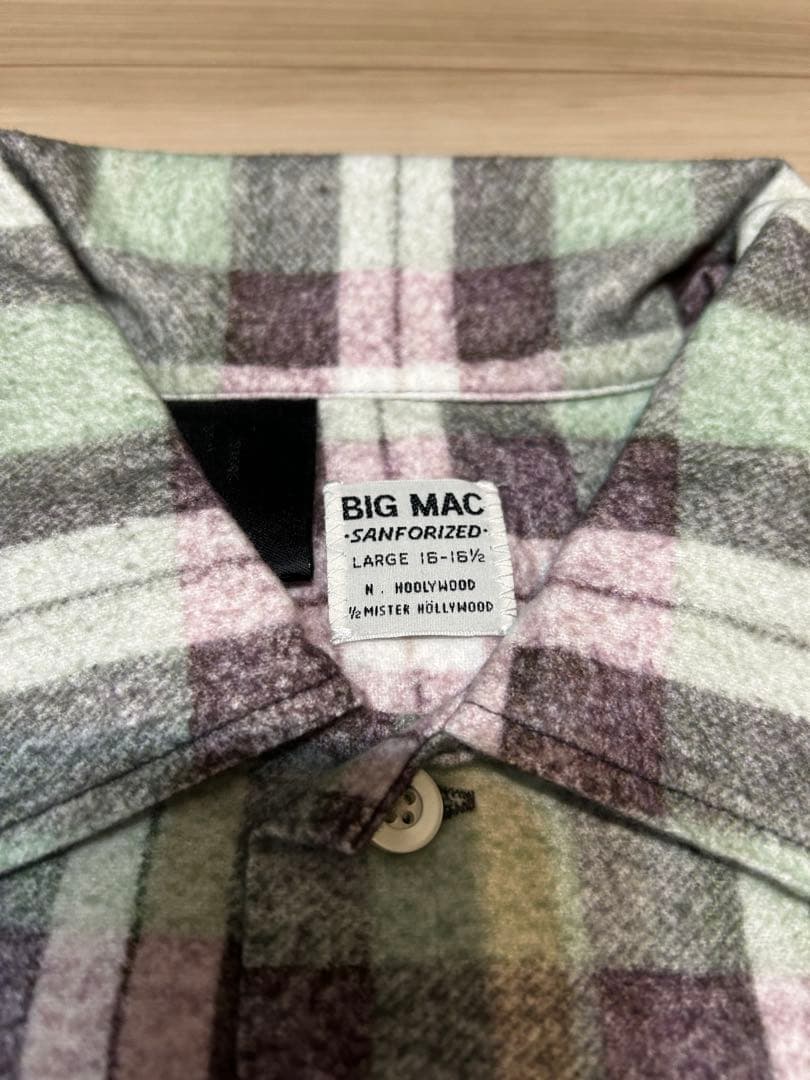 N.HOOLYWOOD BIGMAC ネルシャツ サイズ40 25AW