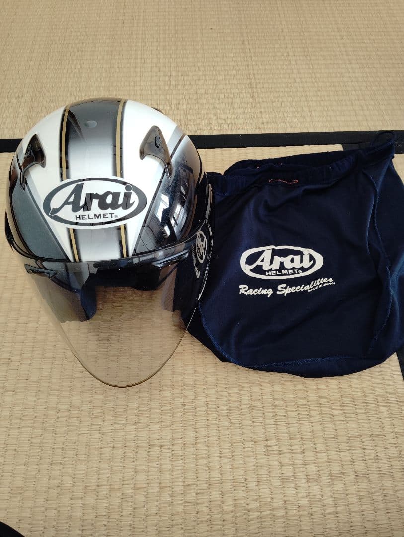Arai SZ-F retro アライ ジェットヘルメット 袋付き レトロ