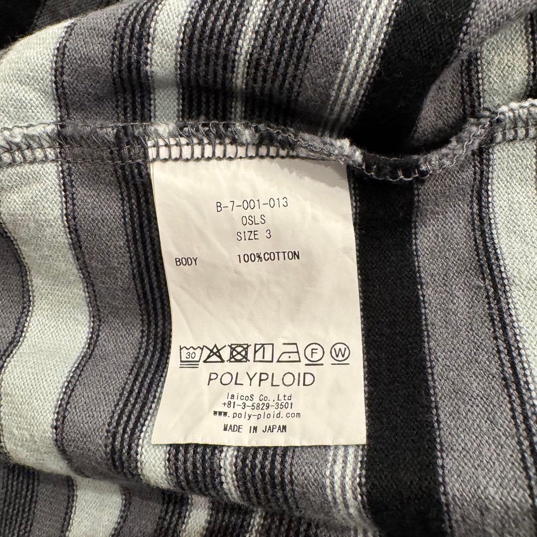 POLYPLOID OVERSIZE LONG SLEEVE B サイズ3