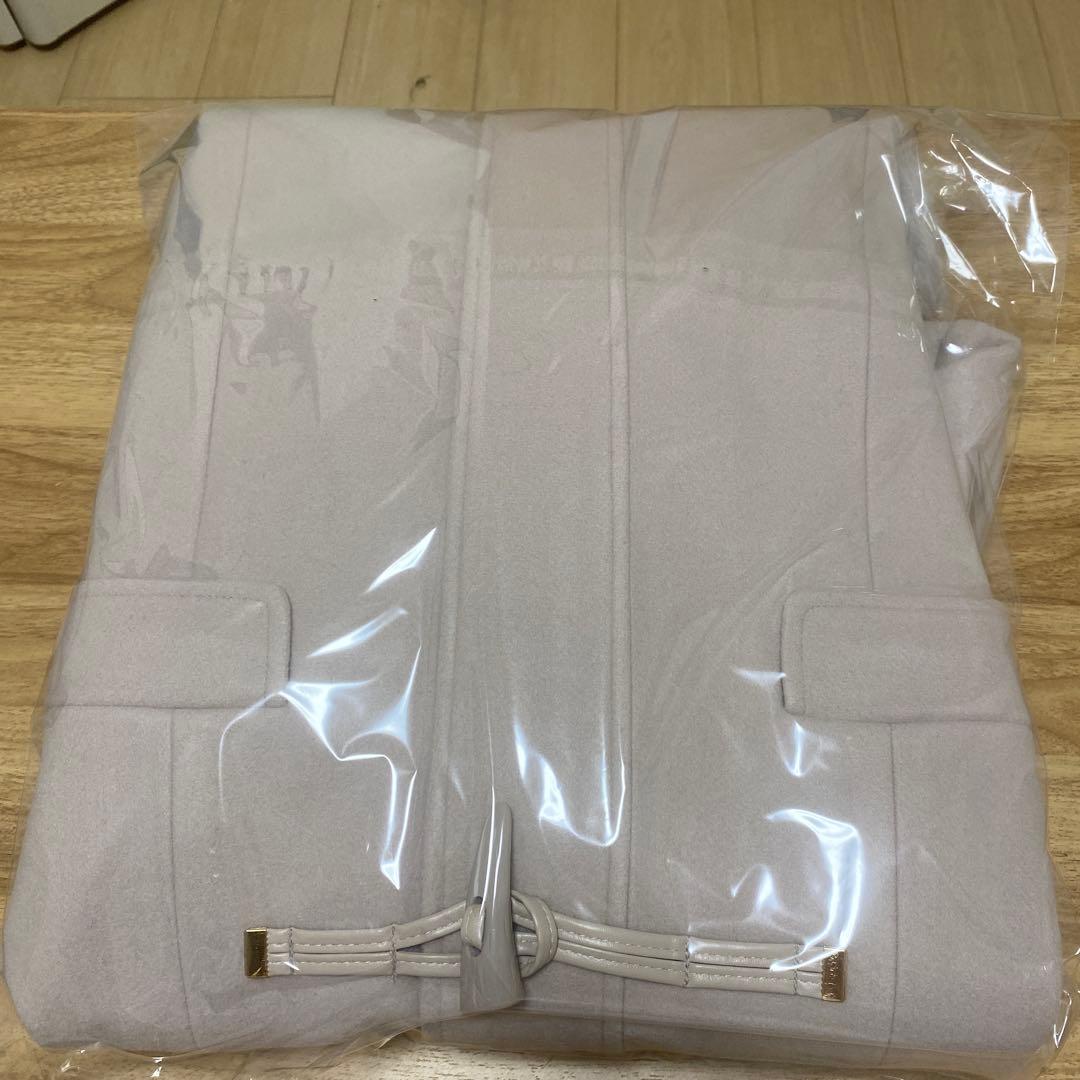 【新品】取り外し可能なファー付きフィット＆フレアシルエットダッフルコート