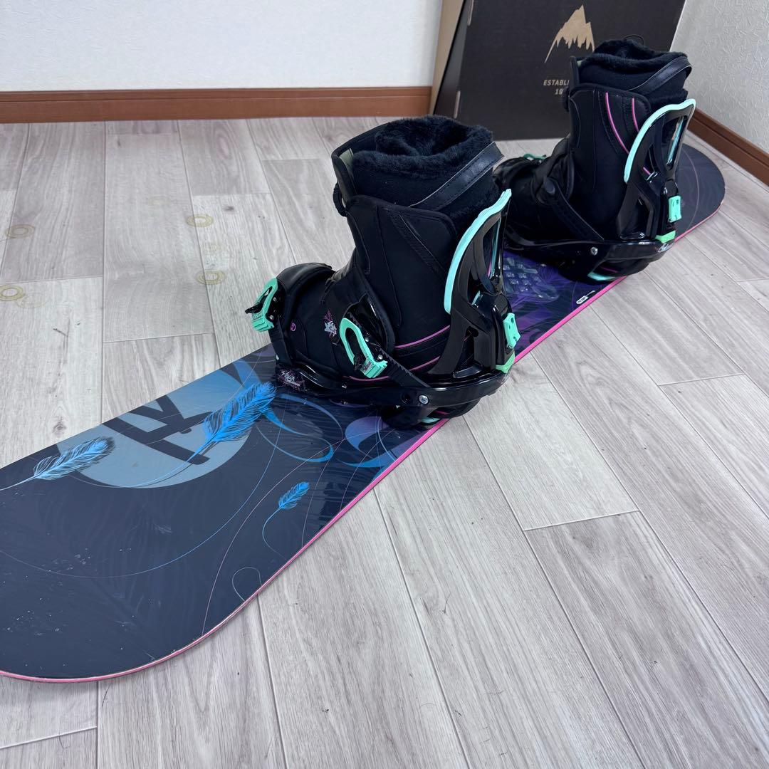ROSSIGNOL レディーススノーボードセット 142cm ブーツ24cm