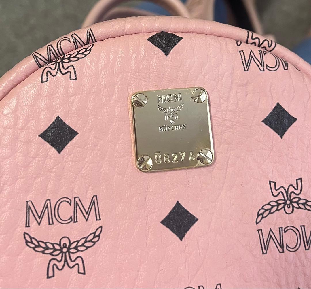 MCM ソフトピンク ミニ リュック