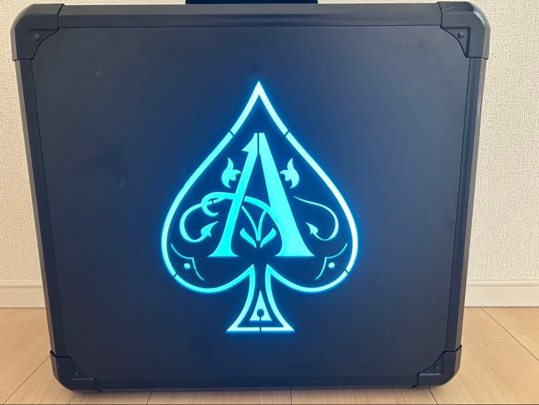 アルマンド信号機アタッシュケース　ロゼ、ゴールド、グリーン3本セット(空き瓶)