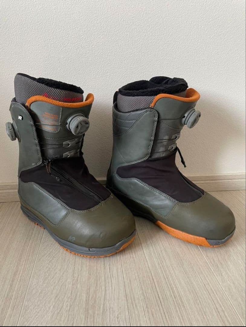k2 taro tamai スノーボードブーツ オリーブグリーン