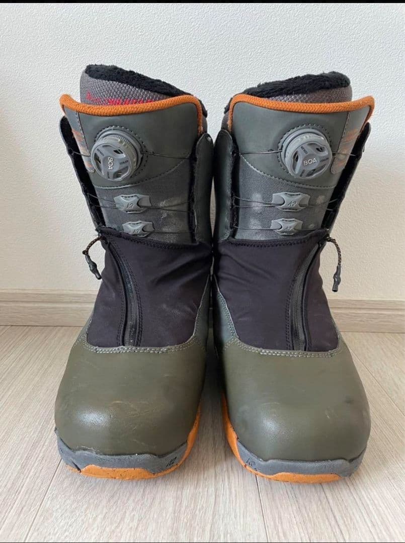 k2 taro tamai スノーボードブーツ オリーブグリーン