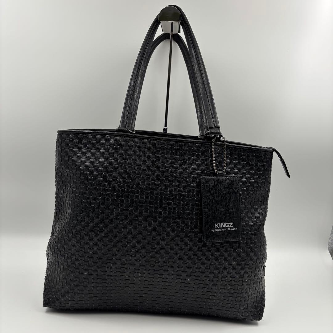 ✨未使用級✨　サマンサキングス クルーナー トートバッグ 編み込み A4可　希少