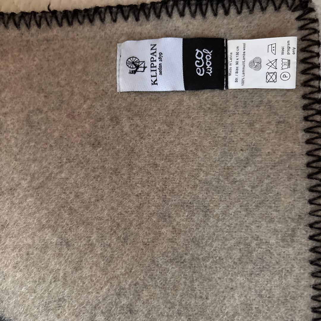 クリッパン✖️ミナペルホネン　ブランケット　鳥デザイン