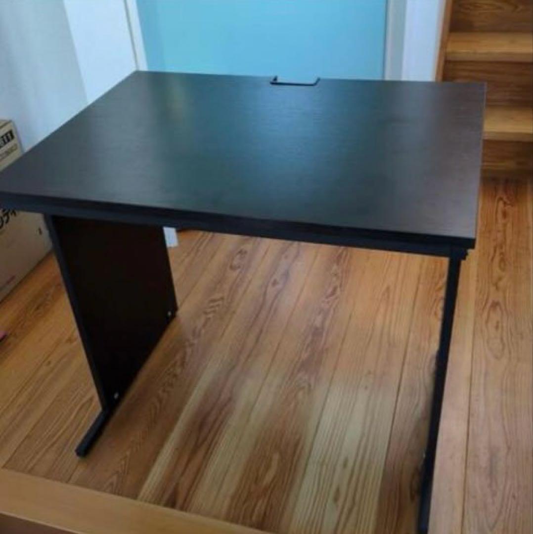 アールエフヤマカワ　ダークブラウン　ワーキングデスク　Ｗ８００ｘＤ６００　事務机