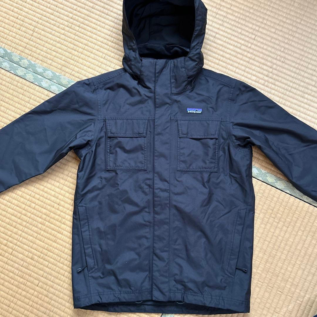 Patagonia ブラック マウンテンパーカー パタゴニア h2no 防水
