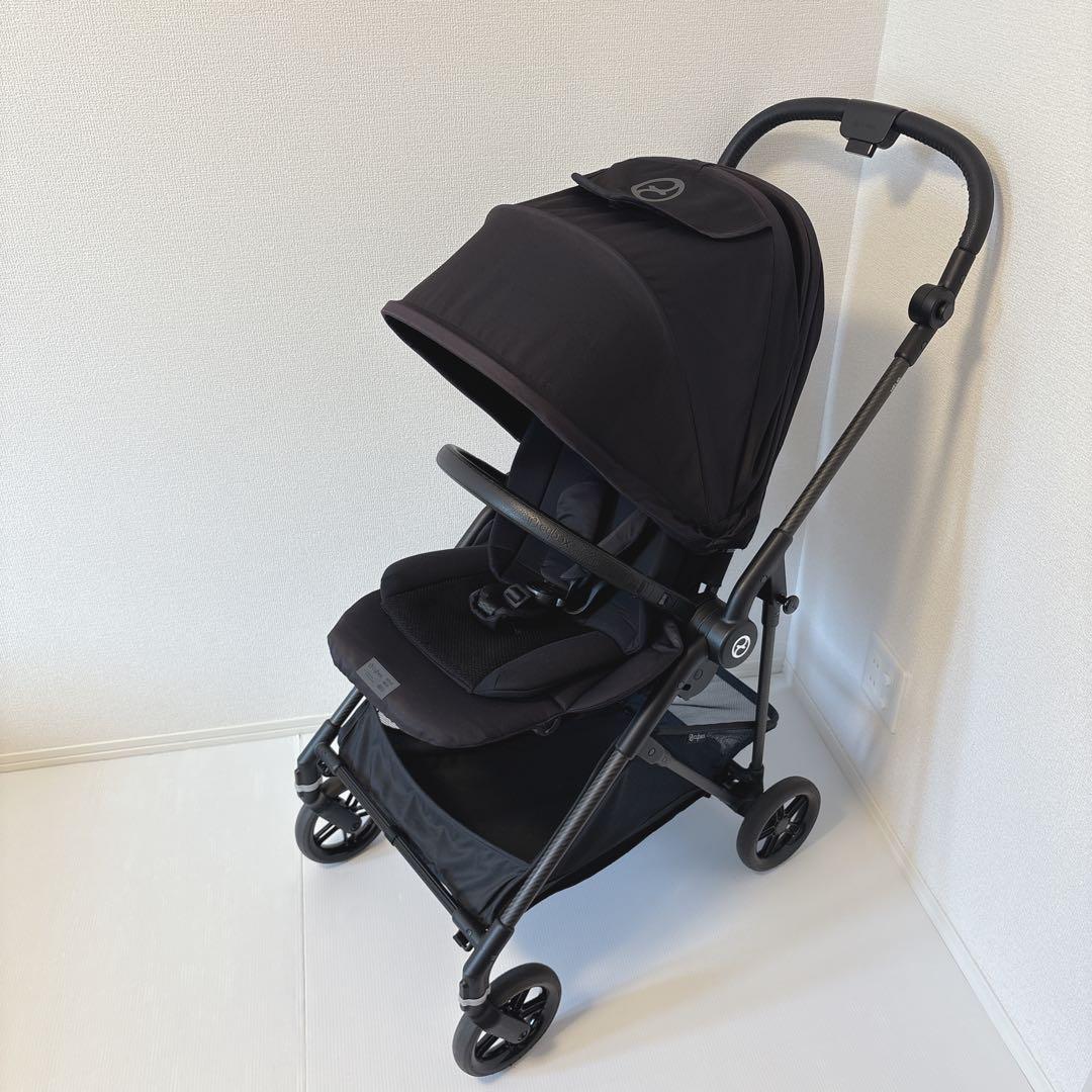 【美品】 サイベックス メリオ カーボン 黒 ベビーカー cybex MELIO