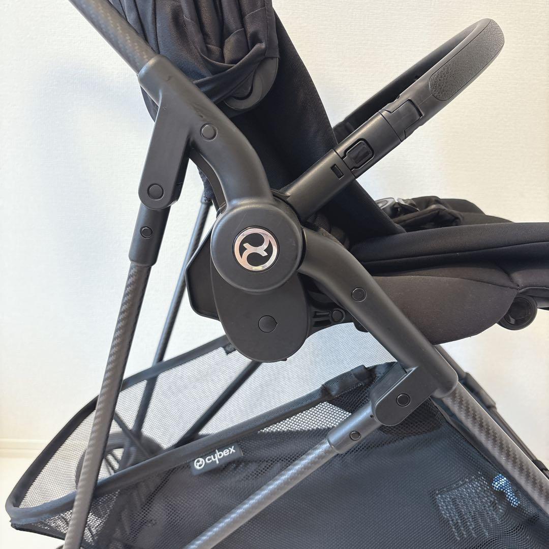 【美品】 サイベックス メリオ カーボン 黒 ベビーカー cybex MELIO
