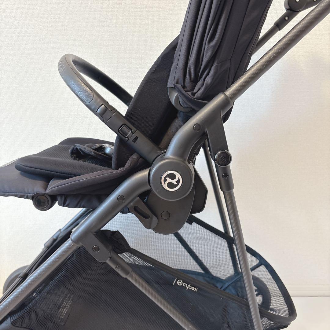 【美品】 サイベックス メリオ カーボン 黒 ベビーカー cybex MELIO