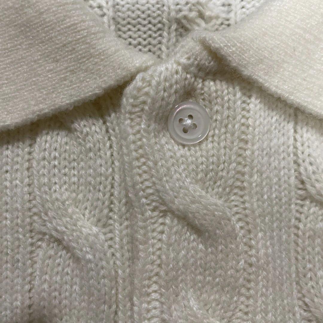 ポロラルフローレン　ニット　セーター　ホワイト　白