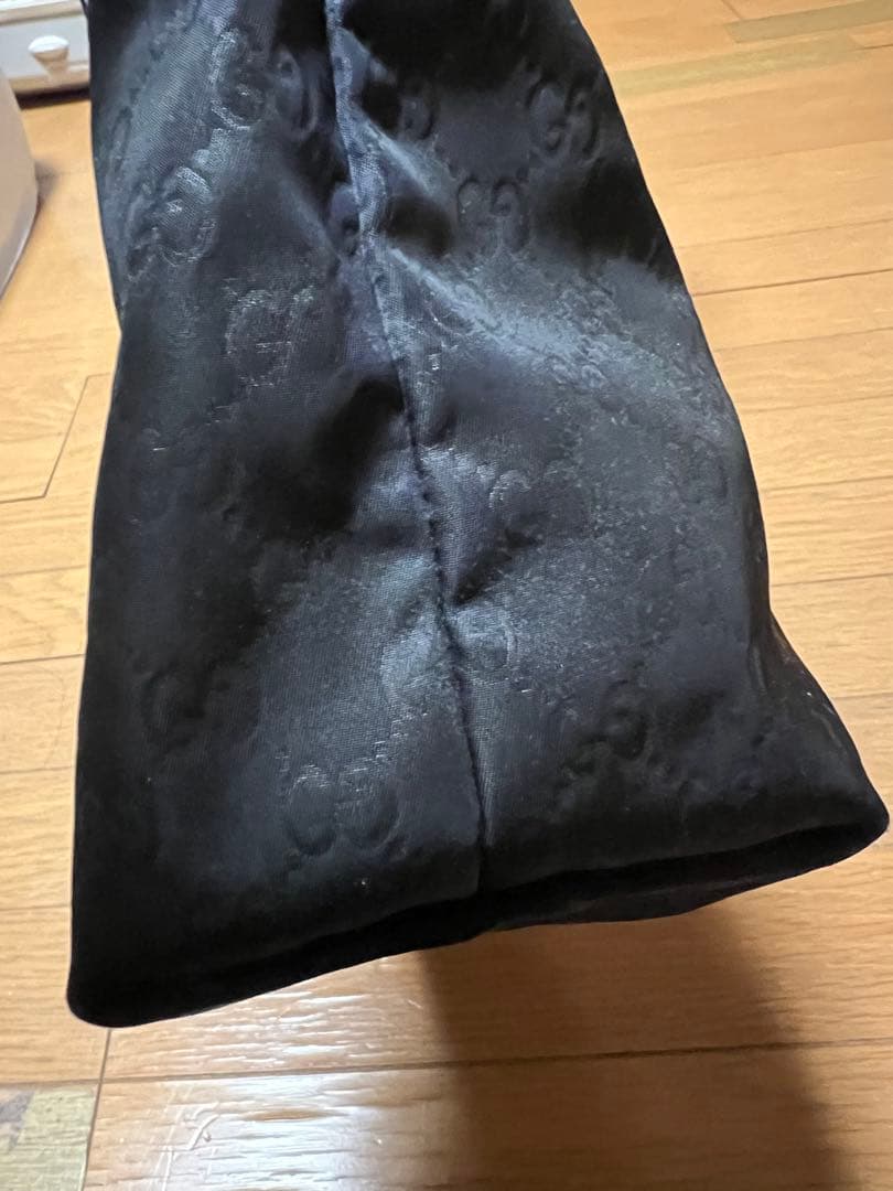 GUCCI ナイロントートバッグ　ネイビー　オールドグッチ