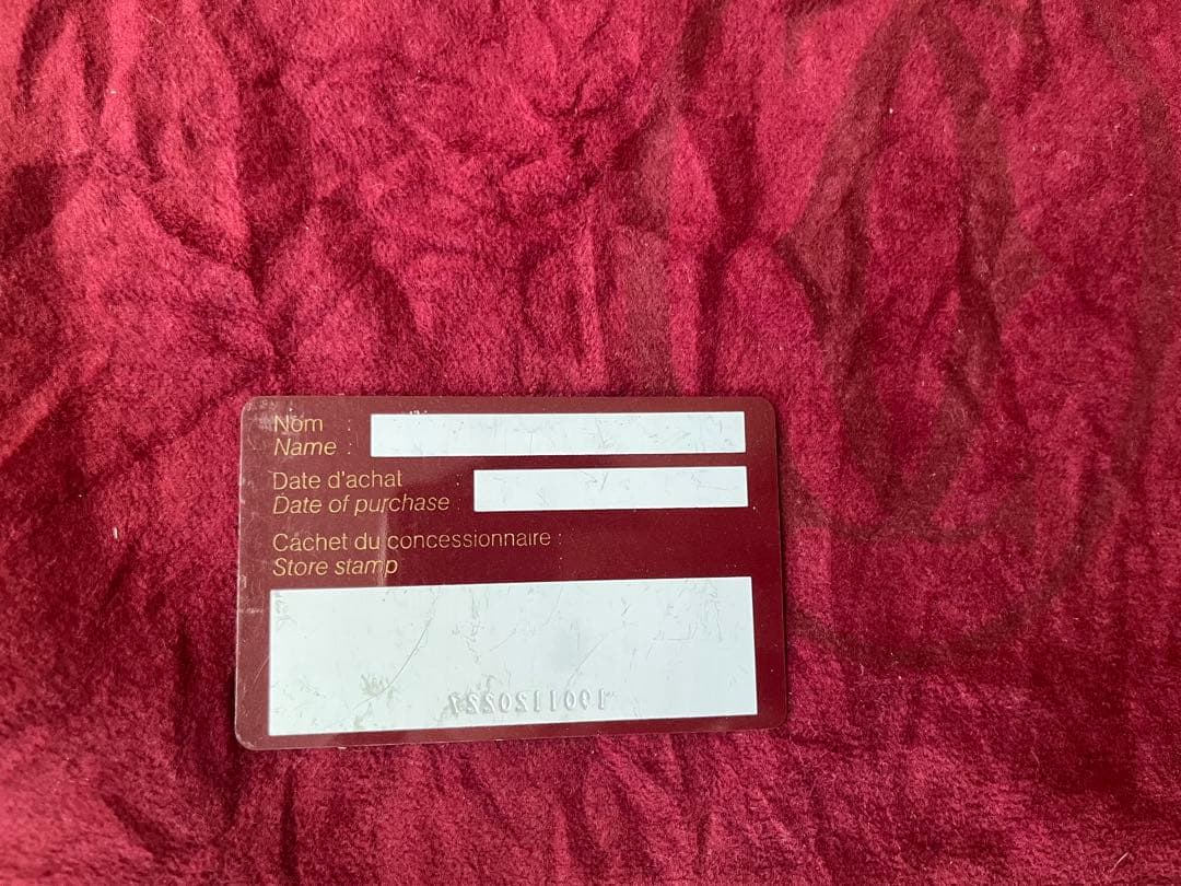 美品 カルティエ トートバッグ A4収納可 ボルドー