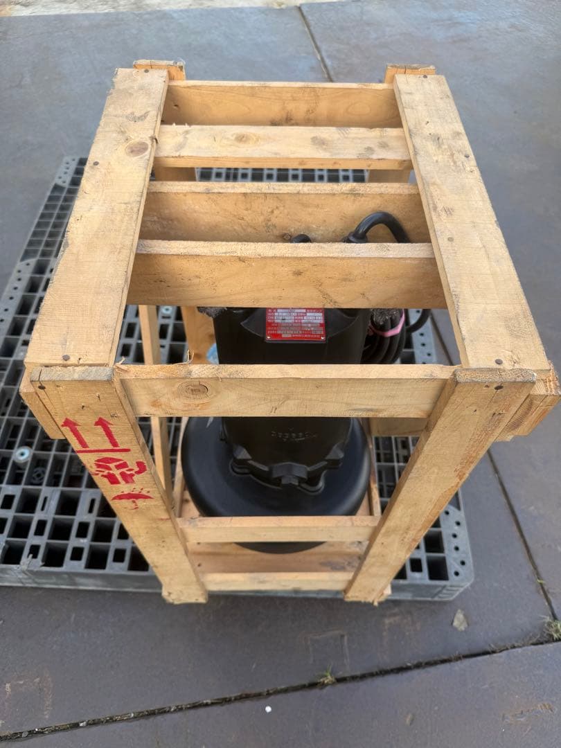 (未使用)新明和工業 水中ポンプ 汚水設備用 排水ポンプCN80 大型