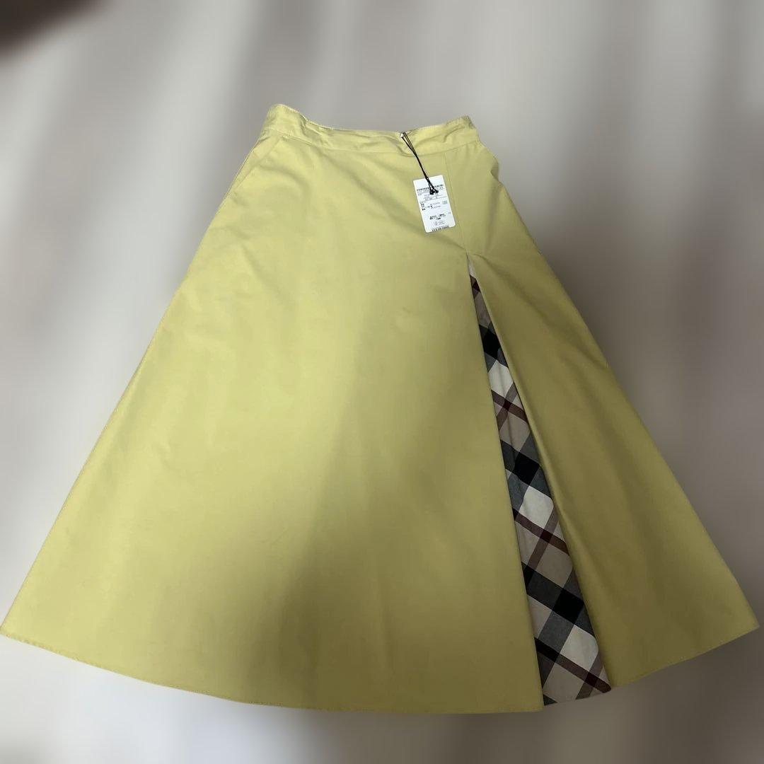 （新品未使用）ブルーレーベル クレストブリッジ　チェックフレアスカート