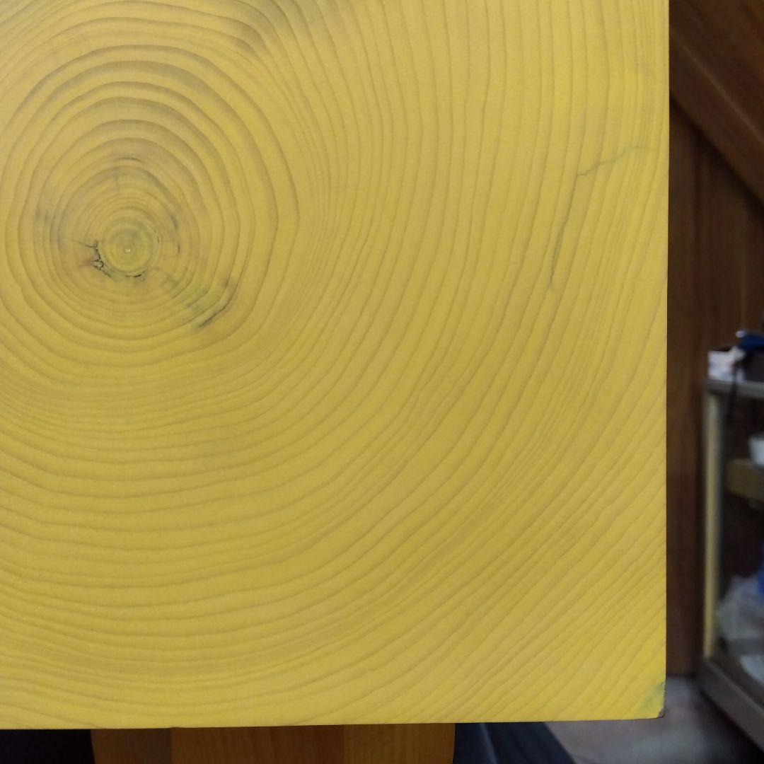 【国産　本榧７寸碁盤（6寸6分5厘）　芯持ち】