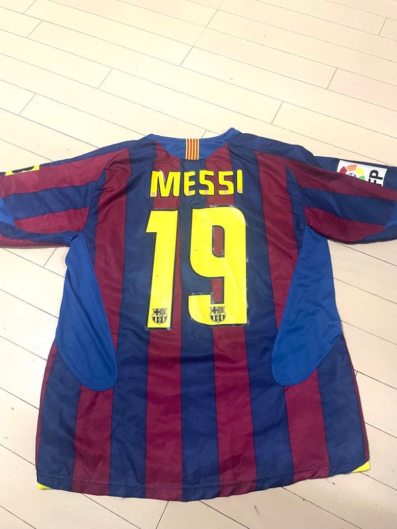 正規品 06/07 FCバルセロナ メッシ 19番 NIKE ポルトガル製