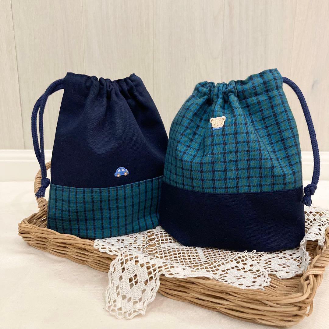 【R♡】コップ袋2点　ランチョンマット3点