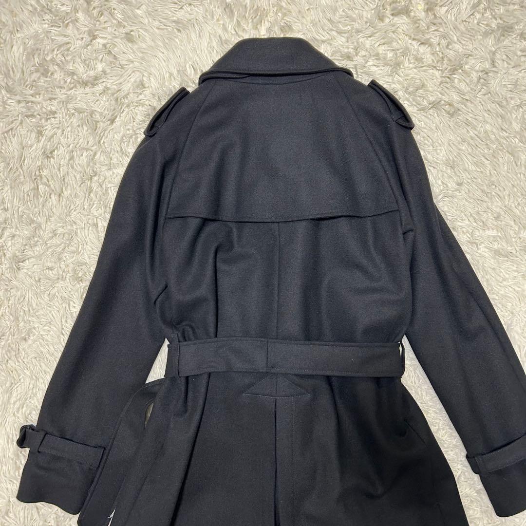 ✨美品✨英国製✨MACKINTOSH マッキントッシュ　ウールトレンチコート　黒