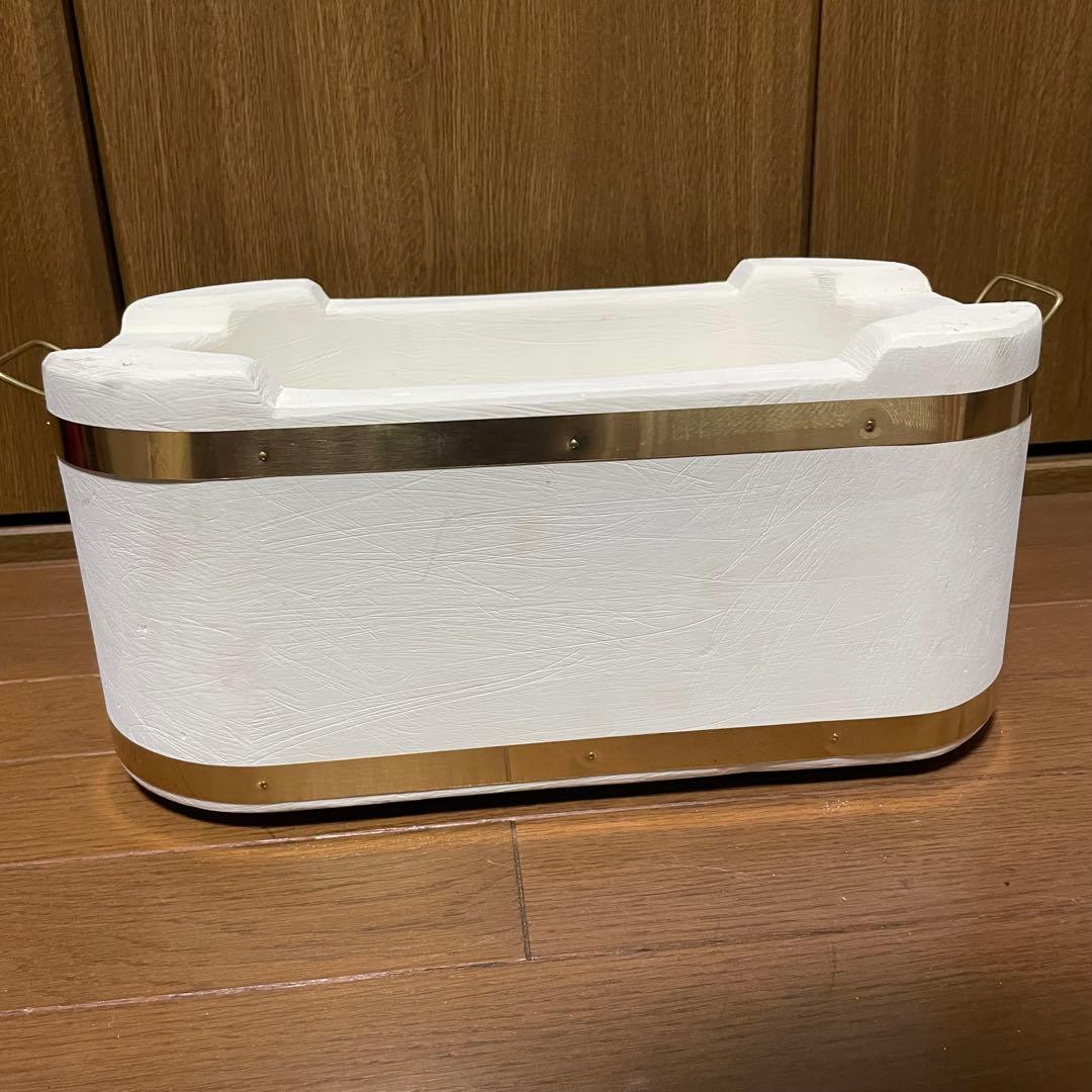 【未使用】丸和工業 能登天然岩 切り出しコンロ 小判七輪 珪藻土 真鍮巻