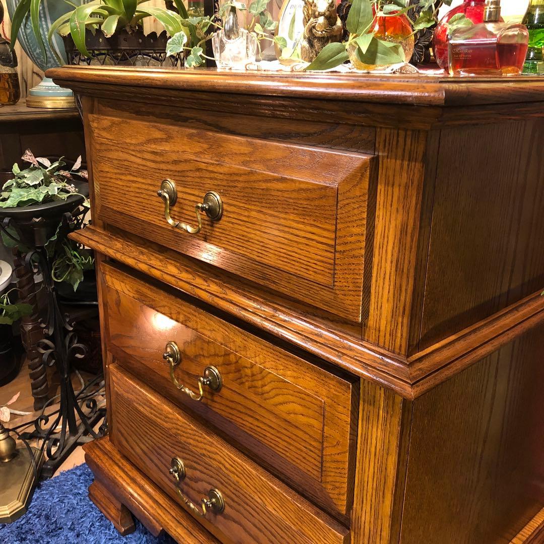 Sale 美品　アメリカン　アンティーク　３D R キャビネット