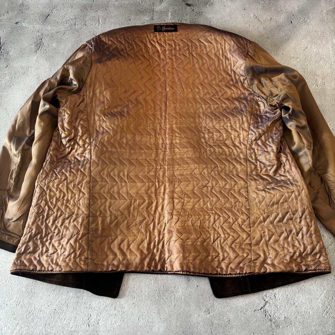 40s Swedish Vintage ゴートスキン スエード ダブルジャケット